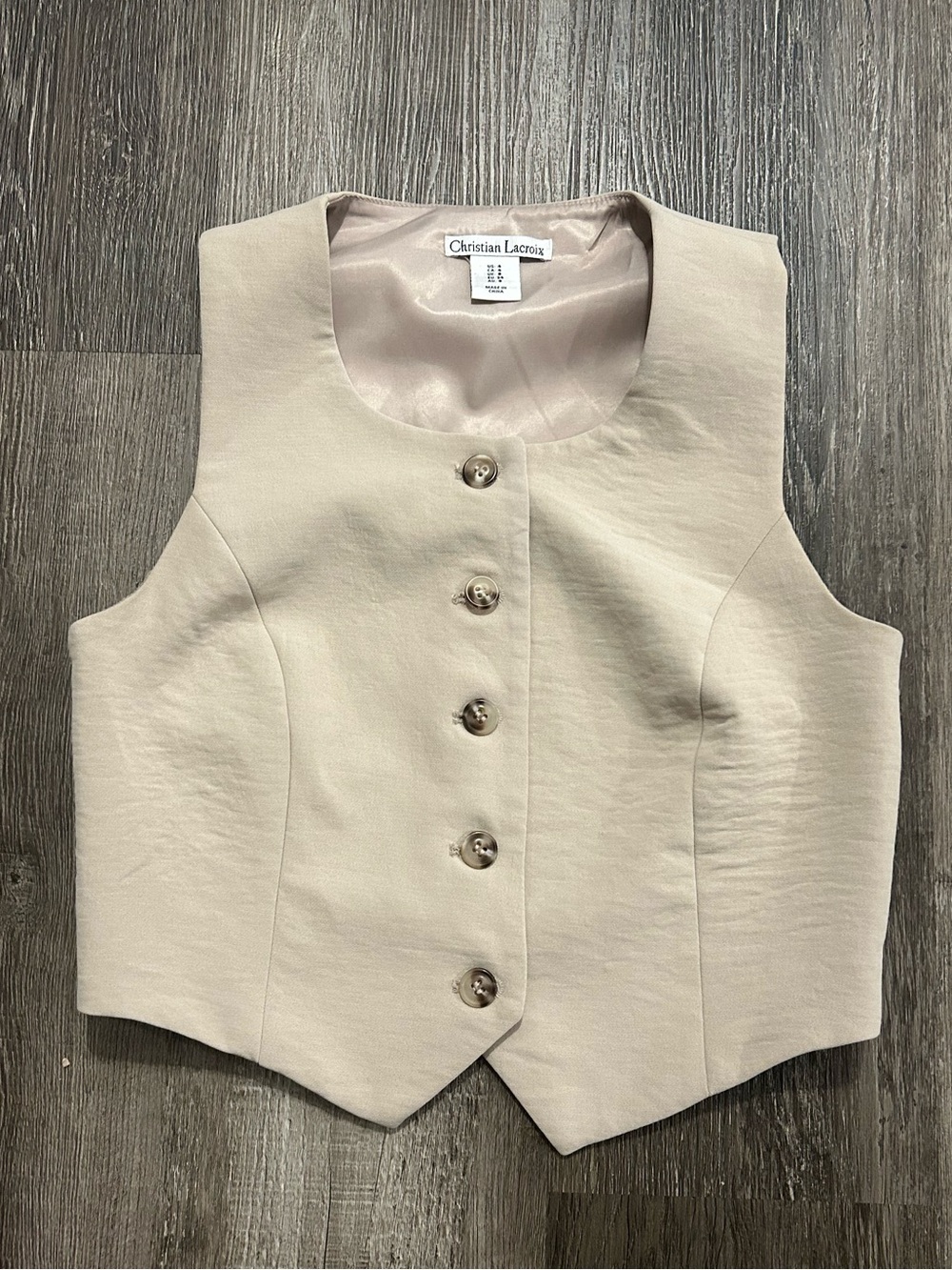 Christian Lacroix sleeveless vest